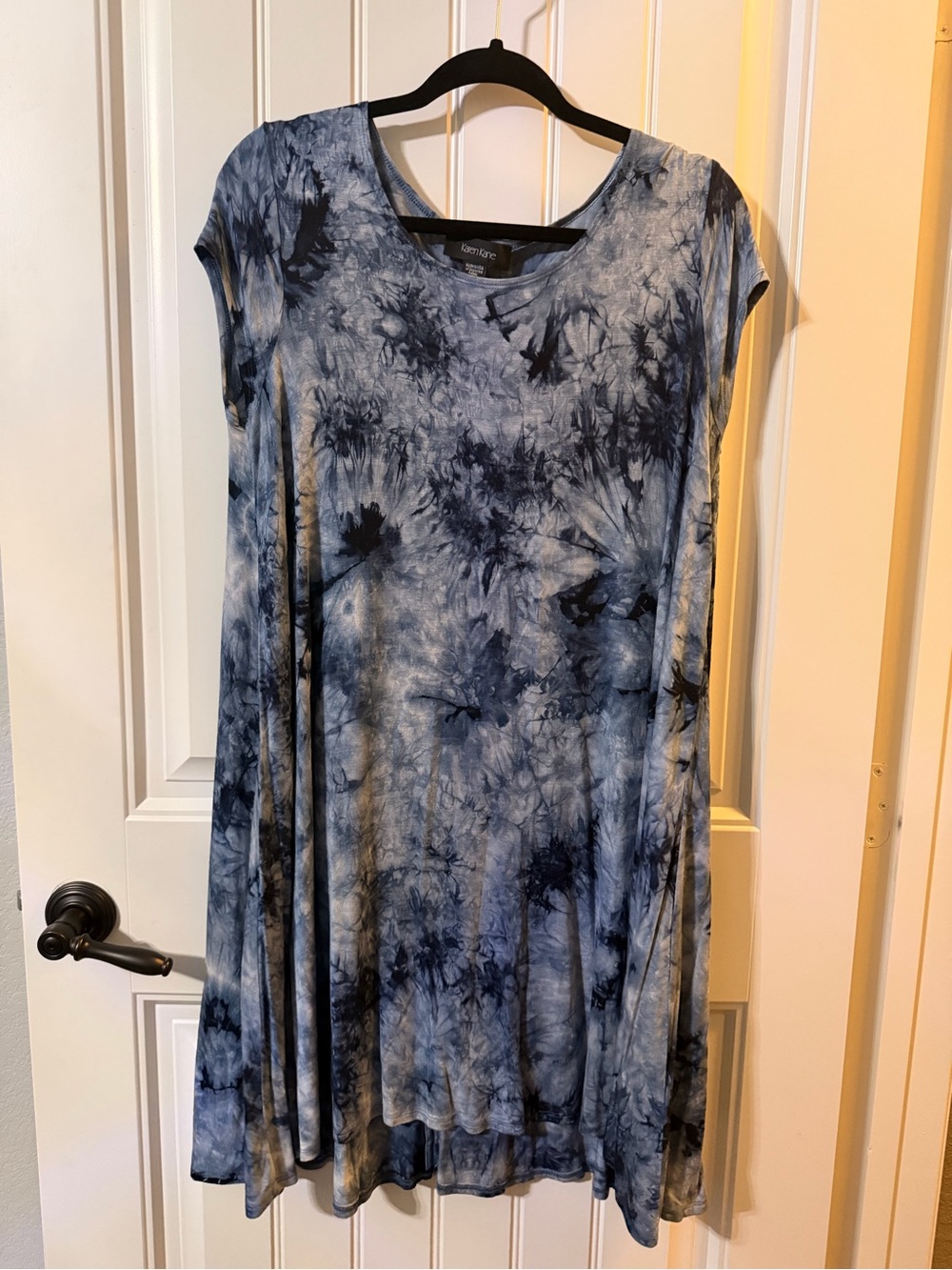 Karen Kane Blue Tie-Dye Swing Tunic